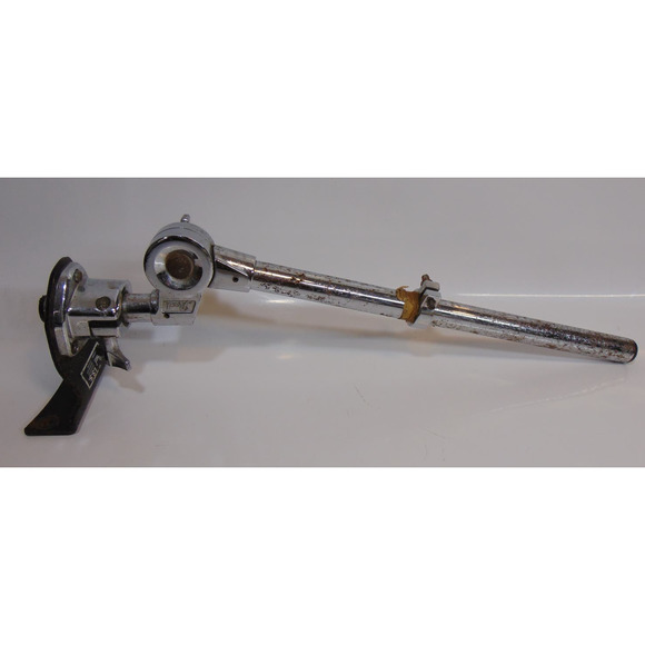Pearl Drum Cymbal Stand Boom Snare Long Holder Tom Arm Chrome Vintage Part Mount - Picture 1 of 12